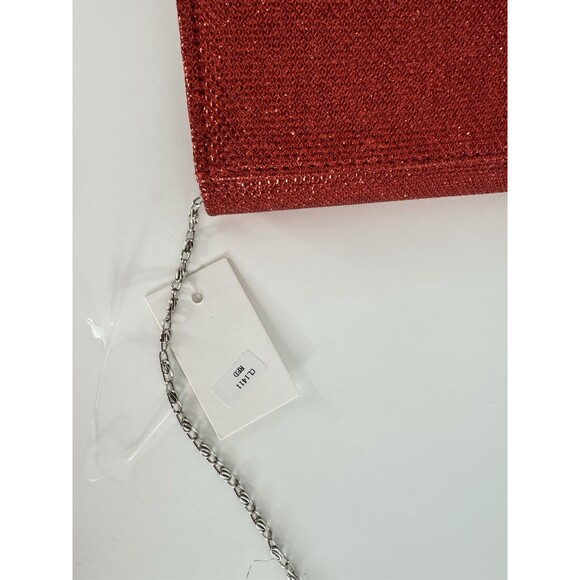 Clutch Purse Women Red Sparkling Special Occasions Prom Wedding Christmas Hoilda - Picture 4 of 10